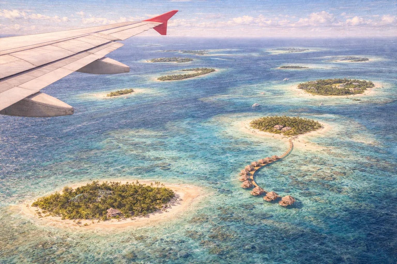 Maldives ocean view