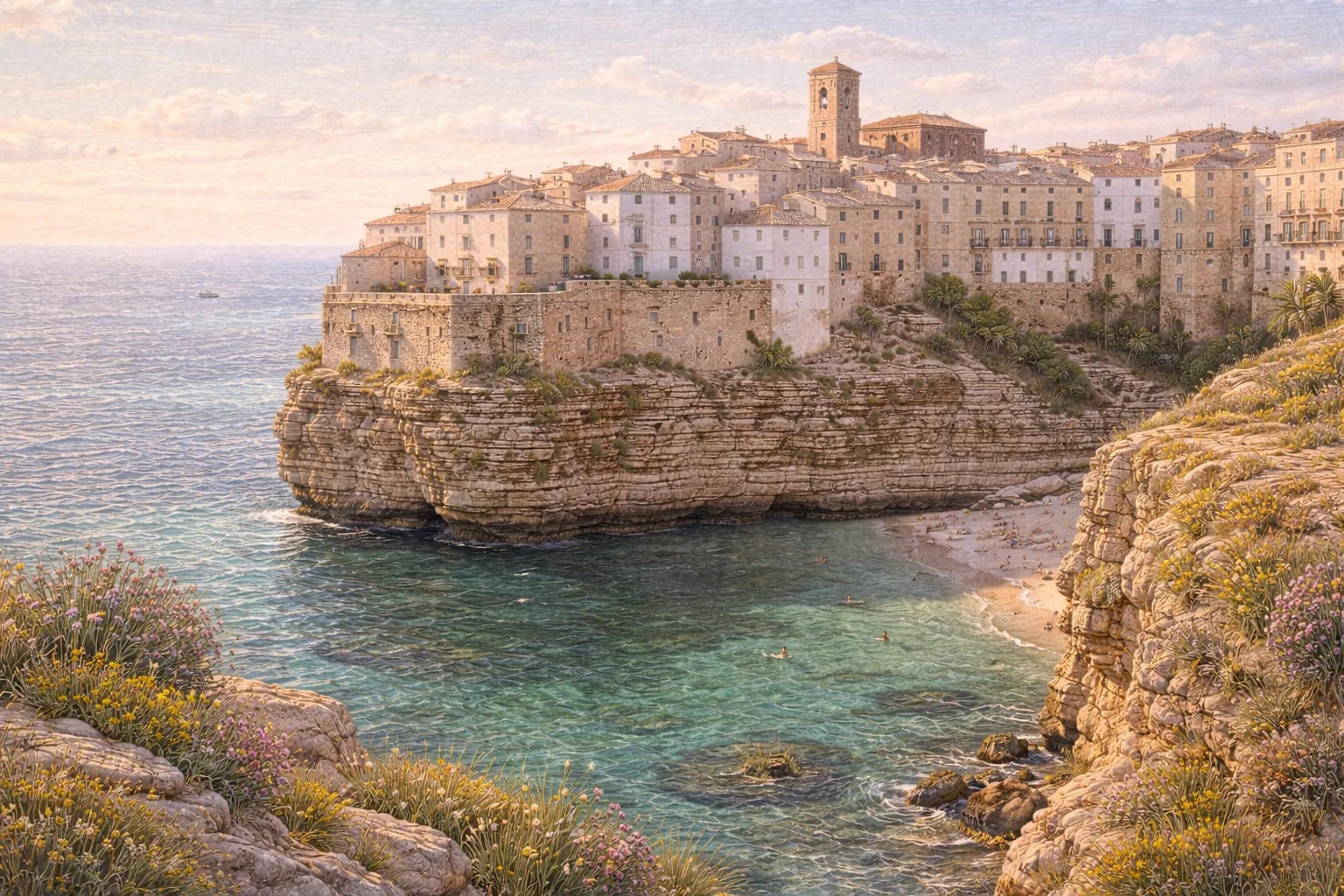 Coastal village of Polignano a Mare